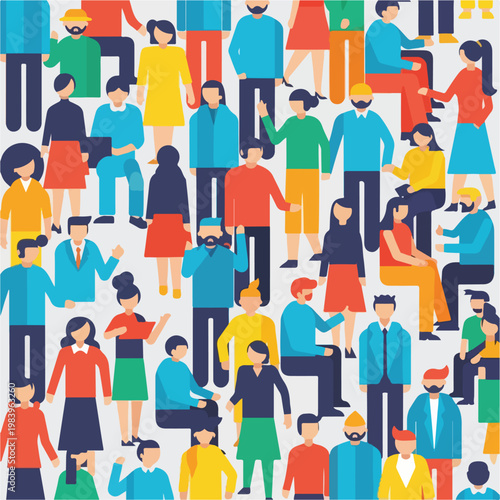 Diverse group of people standing together 2.