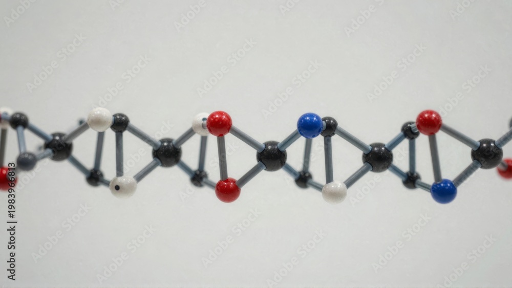 Obraz premium Nikola Teslas model of a polyhedron with colored spheres representing atoms