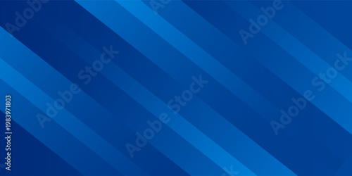 Abstract blue background with glowing geometric lines. Modern blue gradient square shape design. Futuristic technology concept. Suit for brochure,