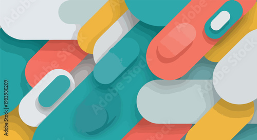 Colorful pills capsules medicine drugs.