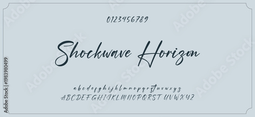 Hand drawn vector alphabet. Modern monoline signature script font. Elegant Signature Font. Best Alphabet Beautiful Calligraphy Signature Font