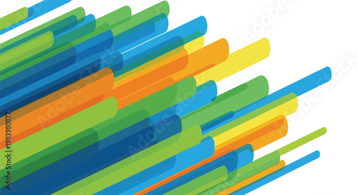 Colorful plastic straws in assorted hues.