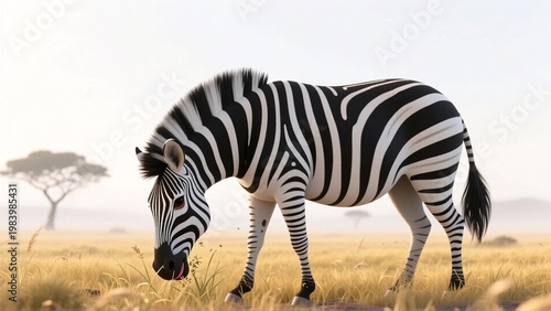 zebra in the wild