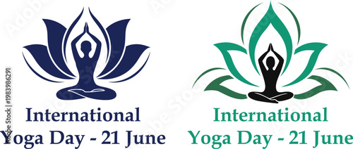 International Yoga Day vector