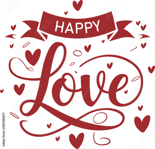 Dia dos Namorados Romantic Design with Hearts and Love Elements