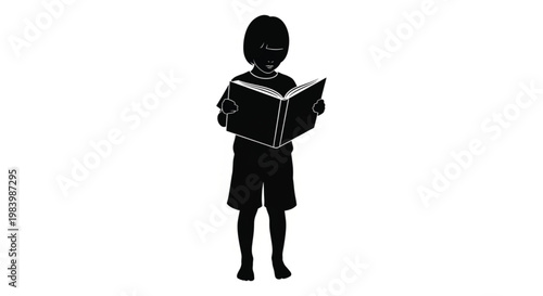 Black silhouette of a professional business woman in a suit holding a briefcase and pointing toward success in an office