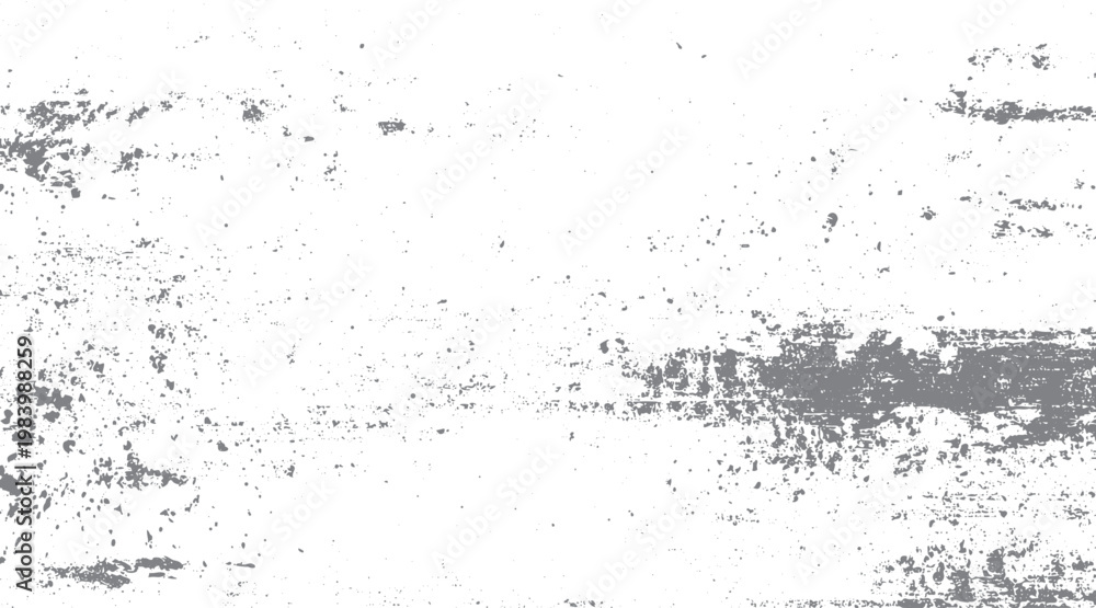 Obraz premium Gray speckled texture on white background with distressed grunge effect