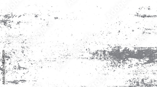 Gray speckled texture on white background with distressed grunge effect