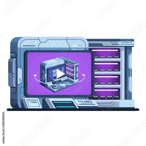 Futuristic automated system for indoor plant cultivation and monitoring