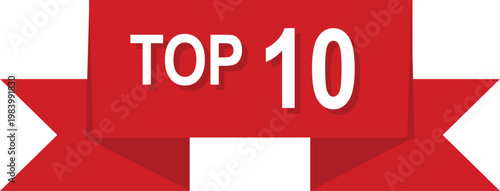 Top 10 mark sign winner award label red premium legacy icon design marketing event