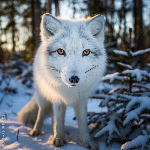 fox in snow