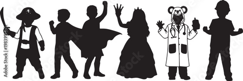 Kids Playing Dress Up and Pretend