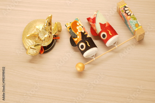 コイノボリとカブト