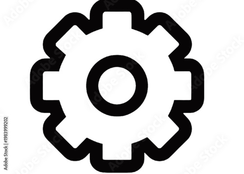 gear icon vector illustration