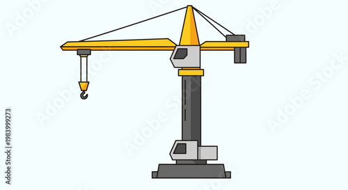 Industrial crane machine lifting equipment.