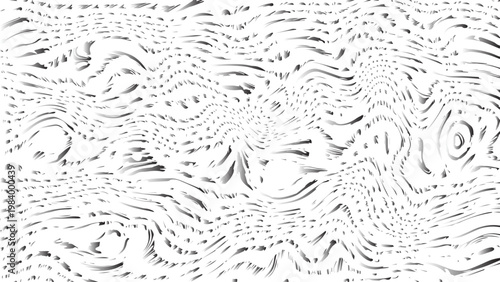 Minimalist monochrome distorted wave line texture for professional corporate backgrounds and elegant digital art asset design