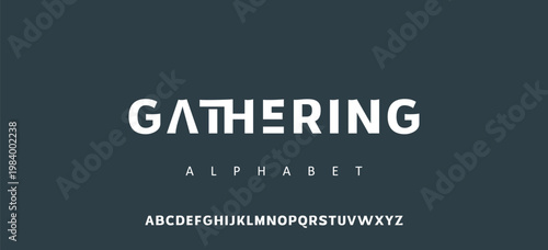 modern alphabet lowercase font. minimalist typography vector illustration design. modern alphabet font. Typography urban style fonts for sport, technology, digital, movie logo design