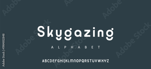 modern alphabet lowercase font. minimalist typography vector illustration design. modern alphabet font. Typography urban style fonts for sport, technology, digital, movie logo design