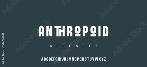 modern alphabet lowercase font. minimalist typography vector illustration design. modern alphabet font. Typography urban style fonts for sport, technology, digital, movie logo design