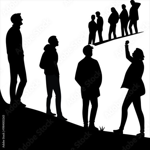 Balancing act of social dynamics and individuality in a group setting