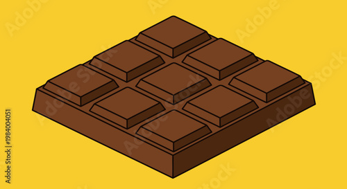 Chocolate Bar with Nine Rectangles.