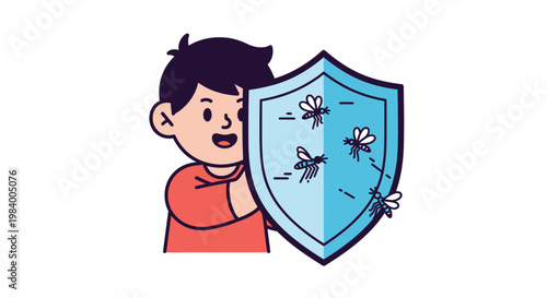 Protecting Children from Mosquito-Borne Diseases A Shield Against Illness for Global World Malaria Day Awareness and Public Health Initiatives