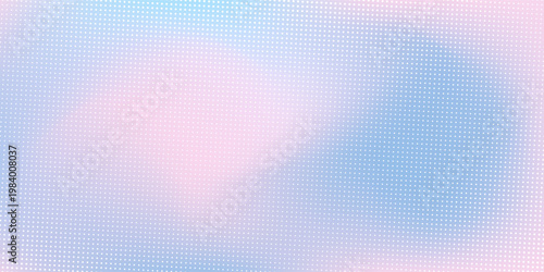 Dot vector sky mesh gradient background blending soft pastel pink and light blue simple