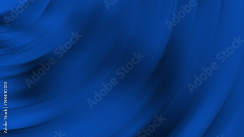 motion blur technique or circular sweep effect with dark blue (navy) and royal blue with a concentric curved pattern that resembles ripples in water or a spinning vinyl record.