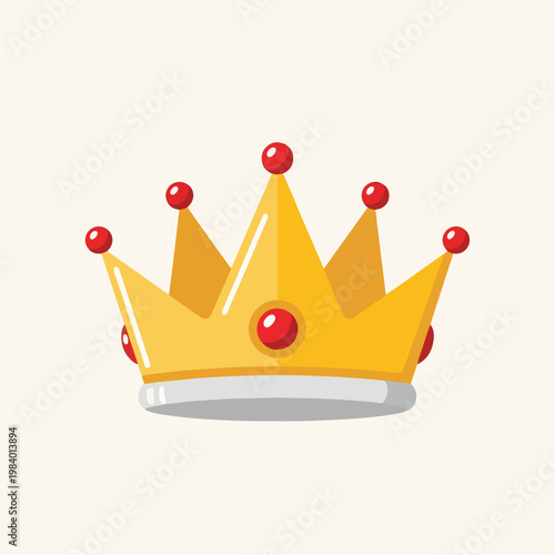 Fotografija A cartoon-style golden crown
