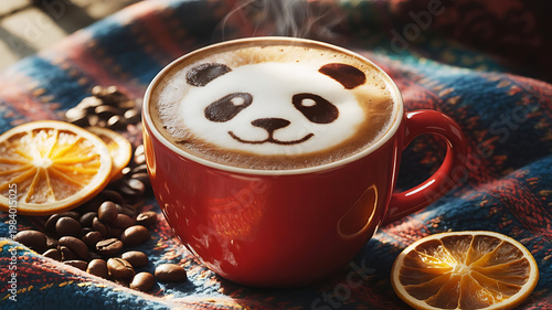 Whimsical Red Cup Coffee Charm