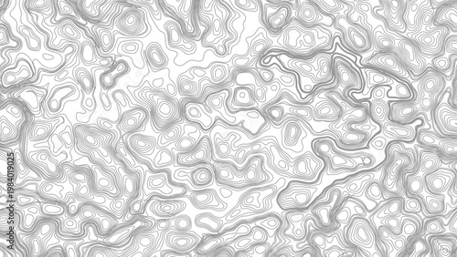 geographic contour mounted map discovery location background. The topo map creative discovery White wave spiral grid stripe line map topography.