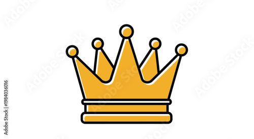 Wallpaper Mural Golden Crown Royal Symbol Icon. Torontodigital.ca