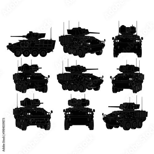 Silent Hunter LASS Chinese Fiber Laser Weapon System Silhouette Compositions