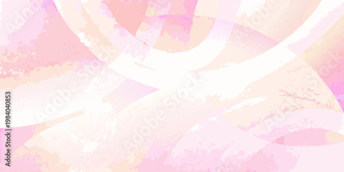 Abstract watercolor painting with soft pink and lavender hues