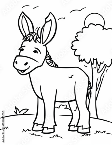 Cozy Farm Animal  Bold& Easy Coloring Pages For Kids