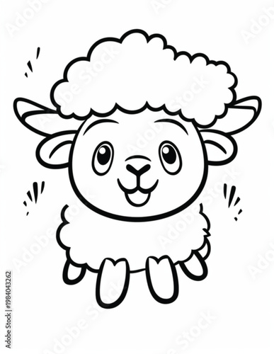 Cozy Farm Animal  Bold& Easy Coloring Pages For Kids