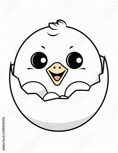 Cozy Farm Animal  Bold& Easy Coloring Pages For Kids