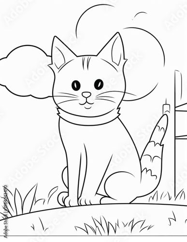 Cozy Farm Animal  Bold& Easy Coloring Pages For Kids
