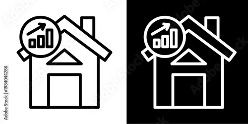 Garage Icon Set White Style Collection