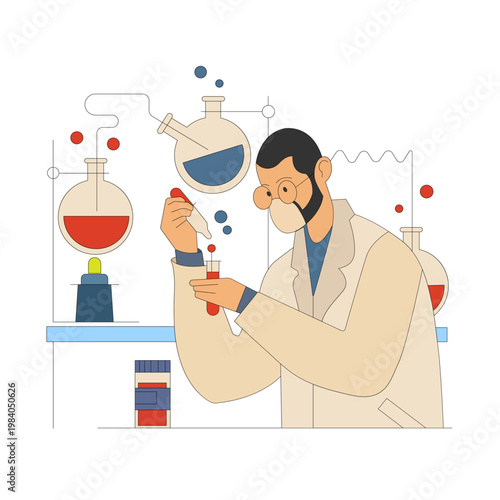 Scientist experiment