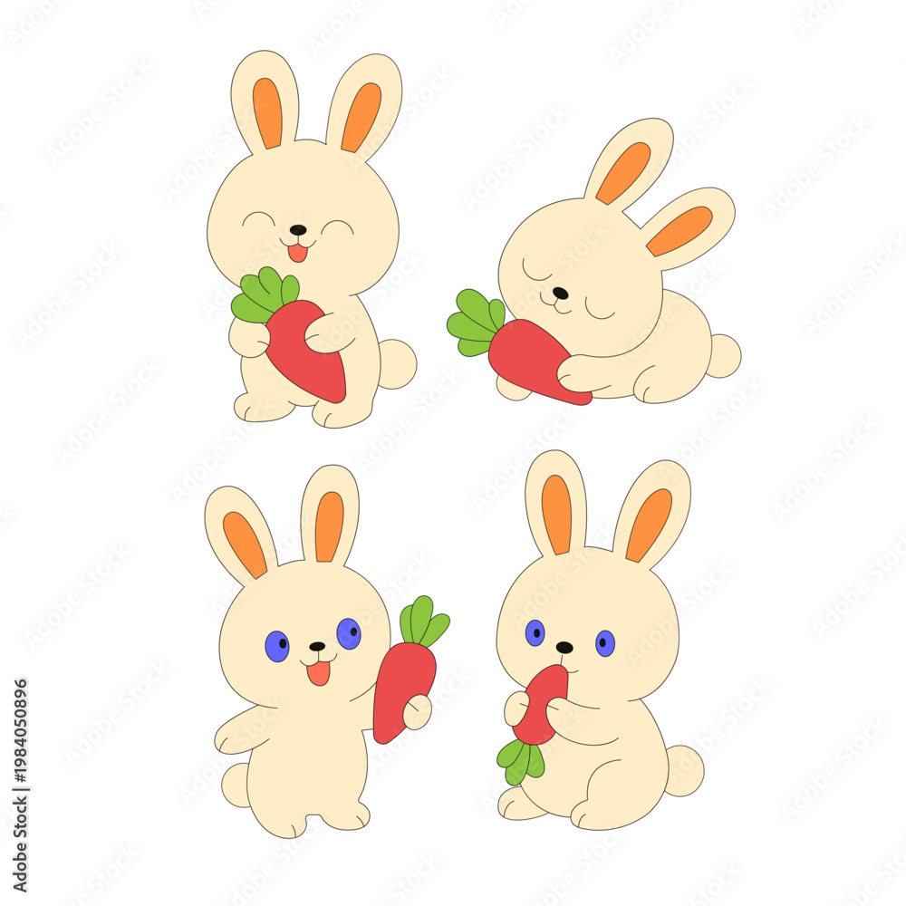 Fototapeta premium Cute Rabbit