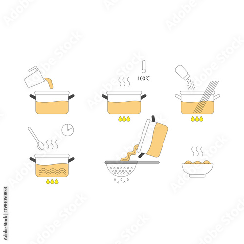 Cooking  noodle