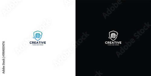 website design logo, cybersecurity services and technology