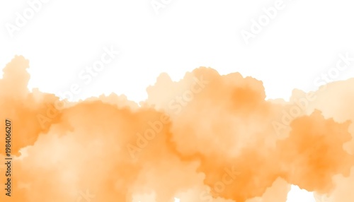 Watercolor Wash Warm Orange Tones A Soft, Textured Background