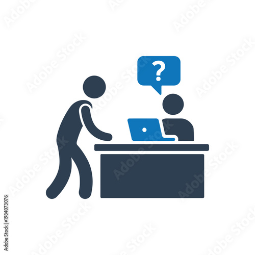 Information Desk Inquiry Icon