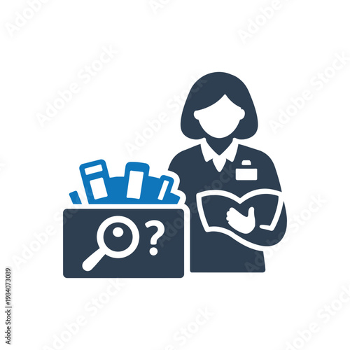 Information Research and Discovery Icon