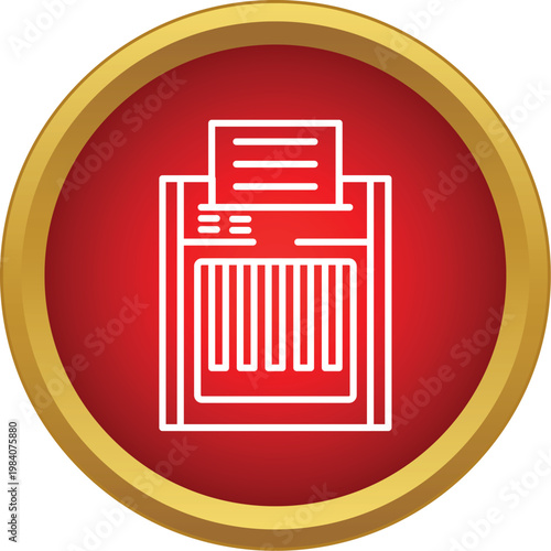 Paper shredder destroying documents for data privacy and security