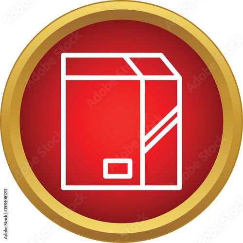 Delivery box icon representing shipping, logistics, and order fulfillment