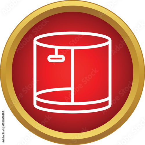 Shower stall icon representing bathroom hygiene and cleanliness