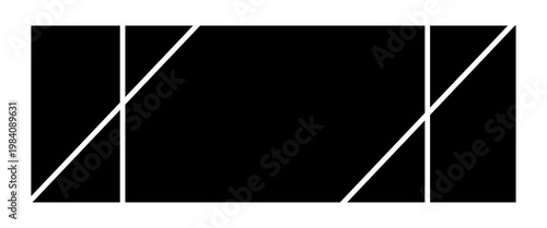 mosaic collage pictures collection. collage mood board grid template. set of presentation backgrounds.